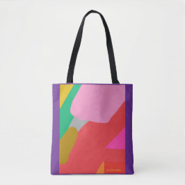 Garden Riff Lila Totebag Tygkasse