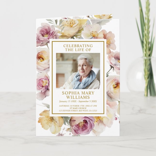 Garden Ro fotominnesprogram Kort (Framsida)