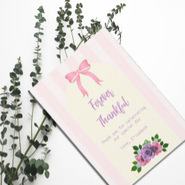 Garden Ro Rosa Baby Shower Tack Kort