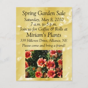 Garden Sale Vykort