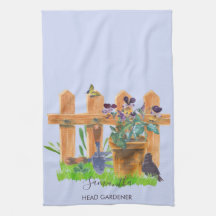 Garden Scen Personlig med vattenfärg