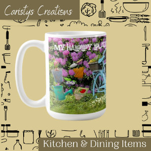 Garden Scene My Lycklig Ställe Kaffemugg