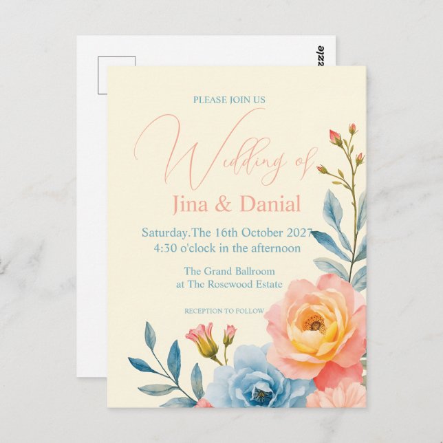 Garden Sergranat Vykort (Fram/baksida)