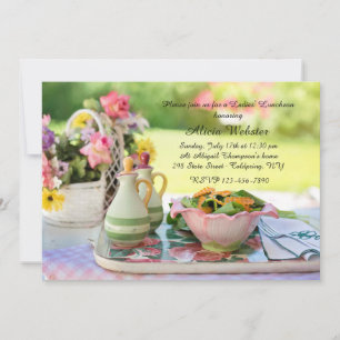 Garden Setting Luncheon-inbjudan Inbjudningar