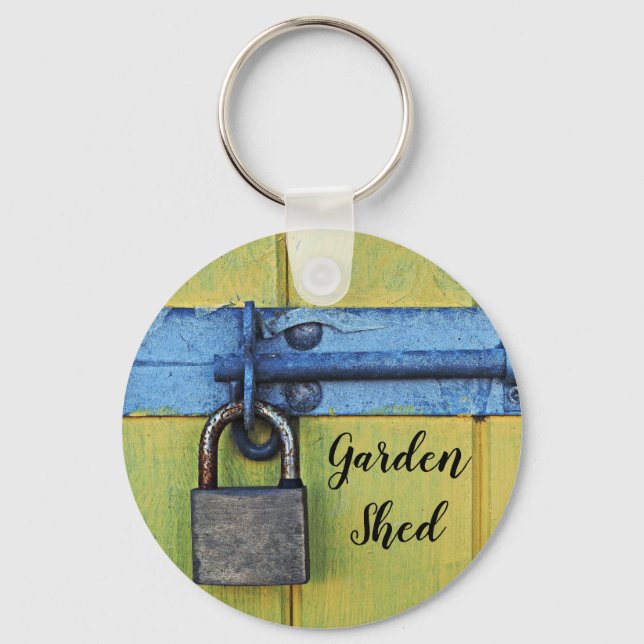 Garden Shed Keychain Nyckelring (Framsida)