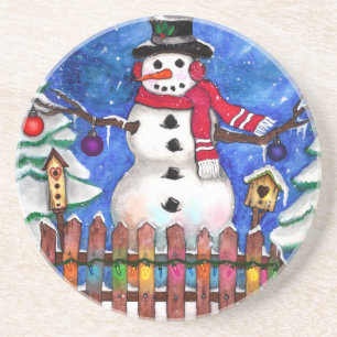 Garden Snögubbe Underlägg Sandsten
