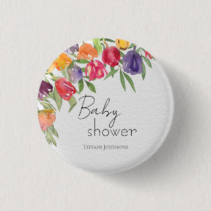 Garden Soiree Tulips & Greenery Baby Shower Knapp