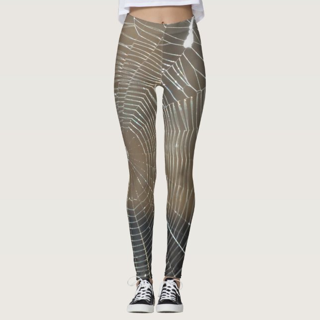 Garden Spindelnäts bara SCREAM Fall på Leggings (Framsida)