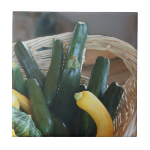 Garden Squash i Basket Kakelplatta