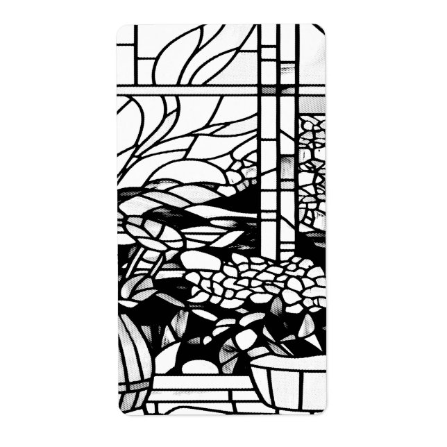 Garden Stained Glass  Fraktsedel (Framsidan)