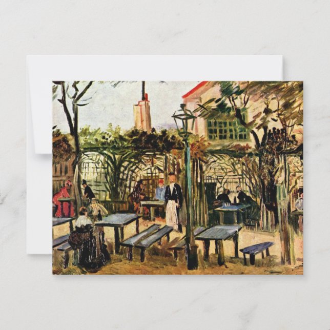 Garden Ställe på Montmartre (La Guinguette), (Framsida)