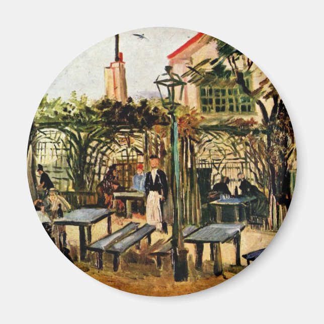 Garden Ställe på Montmartre (La Guinguette), Magnet (Framsidan)