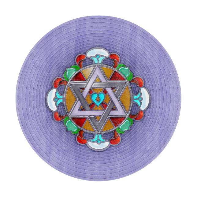 Garden Star i Lilac Charcuterie Board (Framsidan)