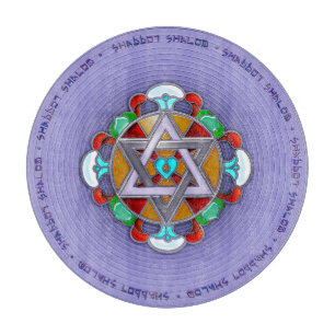 Garden Star i Lilac Shabbos Charcuterie Board