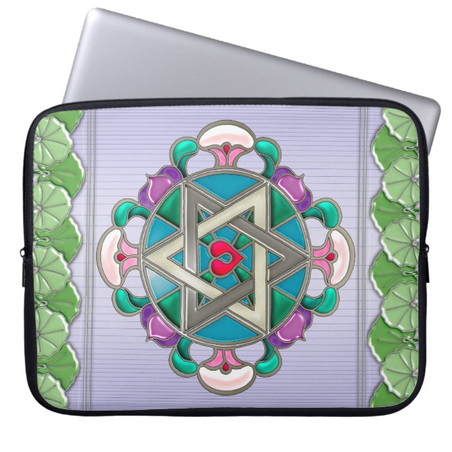 Garden Star Laptop Fodral (Framsidan)