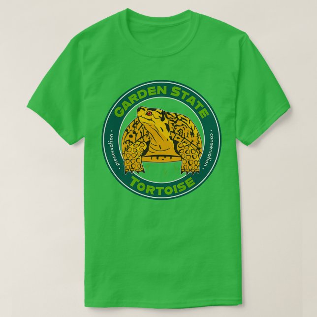 Garden State Tortoise Östra Box turtle T Shirt (Design framsida)