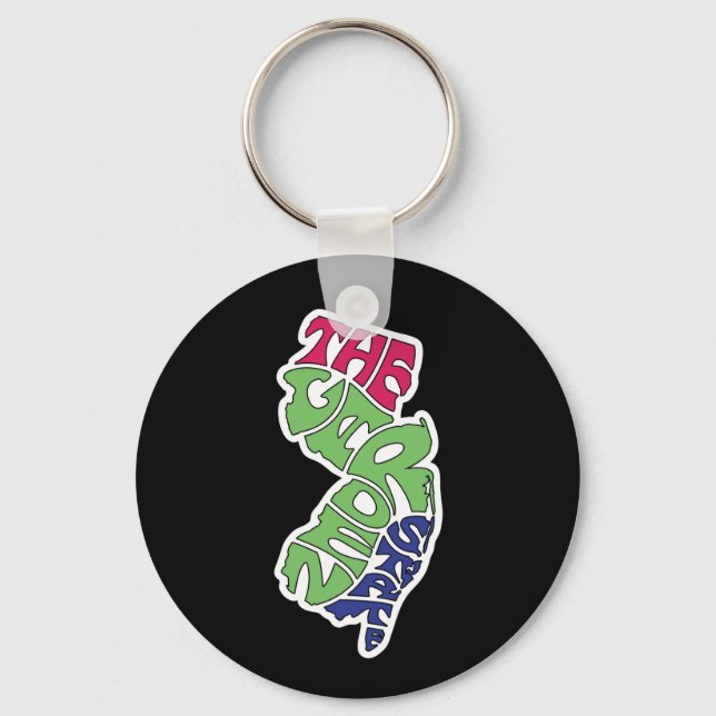 Garden-staten - New jersey Nyckelring (Framsida)