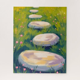 Garden Stepping Stones Watercolor Pussel