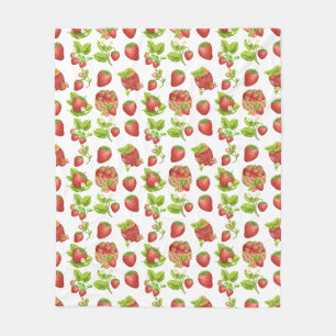 Garden Strawbär och Strawberry Sylt Fleecefilt