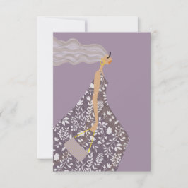Garden Swag Fashionista Mode Illustration Tack Kort