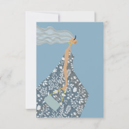 Garden Swag Fashionista Mode Illustration Tack Kort