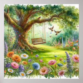 Garden Swing liggande 2 Poster