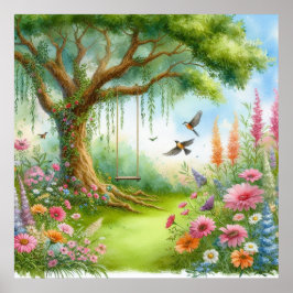 Garden Swing liggande 3 Poster