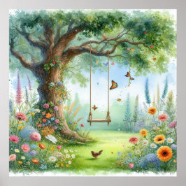 Garden Swing liggande 4 Poster