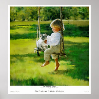 Garden Swing Poster