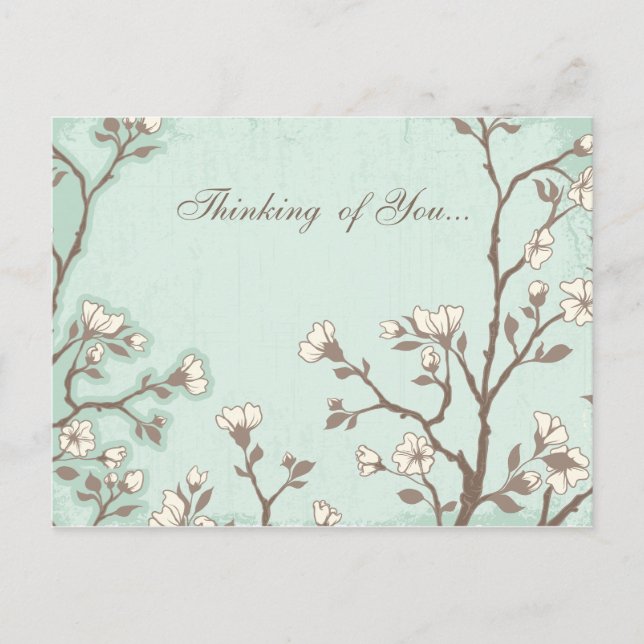 Garden Sympathy Card Vykort (Framsida)