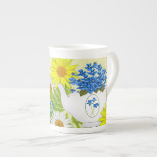 Garden Tea Bone China Mugg Benporslin Mugg