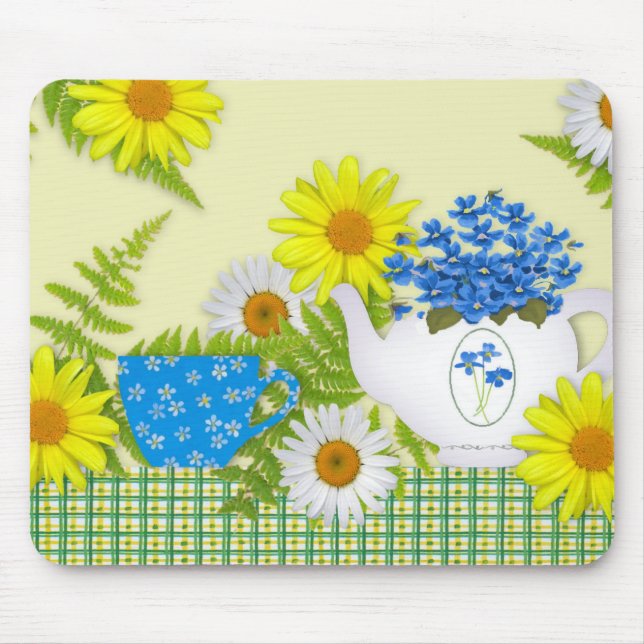 Garden Tea Mousepad Musmatta (Framsidan)