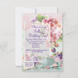 Garden Tea Party-inbjudan Inbjudningar