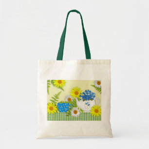 Garden Tea Tote Bag Tygkasse