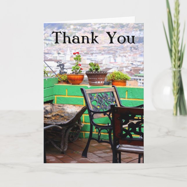 Garden Terrace Tack Kort (Framsida)