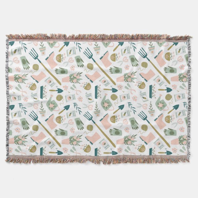 Garden Time Throw Filt (Framsidan)