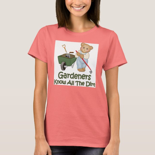 Garden Tips 1 - Know Dirt T-shirt (Framsida)