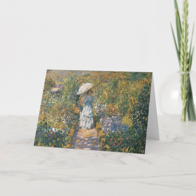 Garden Väg | Frederick Carl Frieseke Kort (Framsida)