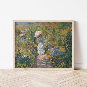 Garden Väg Frederick Carl Frieseke Poster