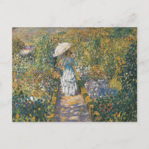 Garden Väg Frederick Carl Frieseke Vykort