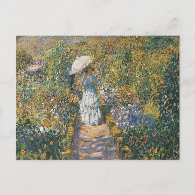 Garden Väg | Frederick Carl Frieseke Vykort (Framsida)