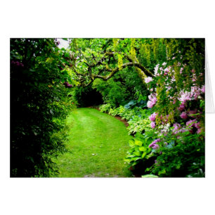 Garden Väg Hälsningskort