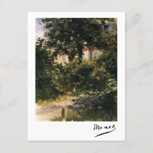 Garden Väg i Rueil av Édouard Manet Vykort