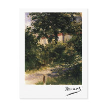 Garden Väg i Rueil av Édouard Manet