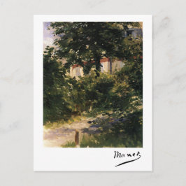 Garden Väg i Rueil av Édouard Manet Vykort