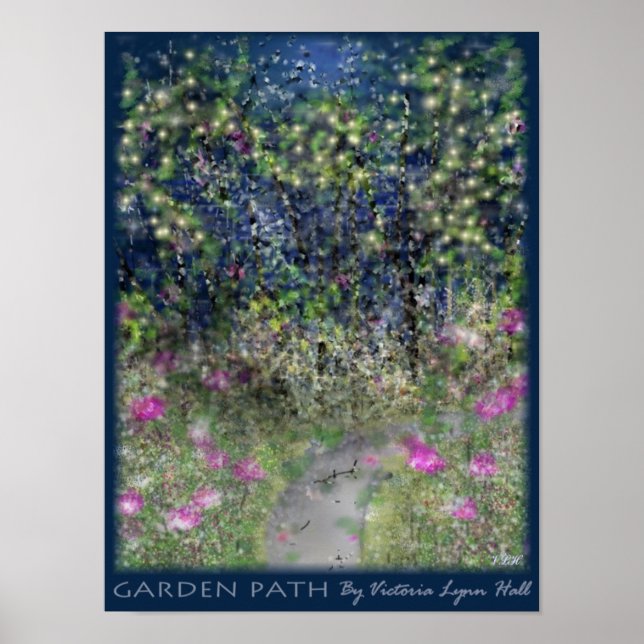 Garden Väg Poster (Framsidan)