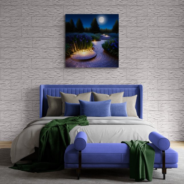 Garden Väg under hela månen Poster (Skapare uppladdad)