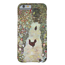 Garden Väg w Chickens, Gustav Klimt, Art nouveau