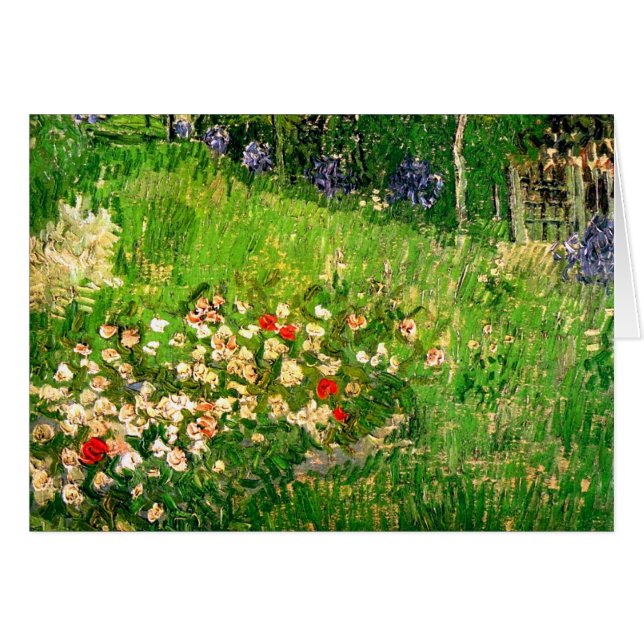 Garden Van Gogh Fine Art Hälsningskort (Framsidan Horizontal)
