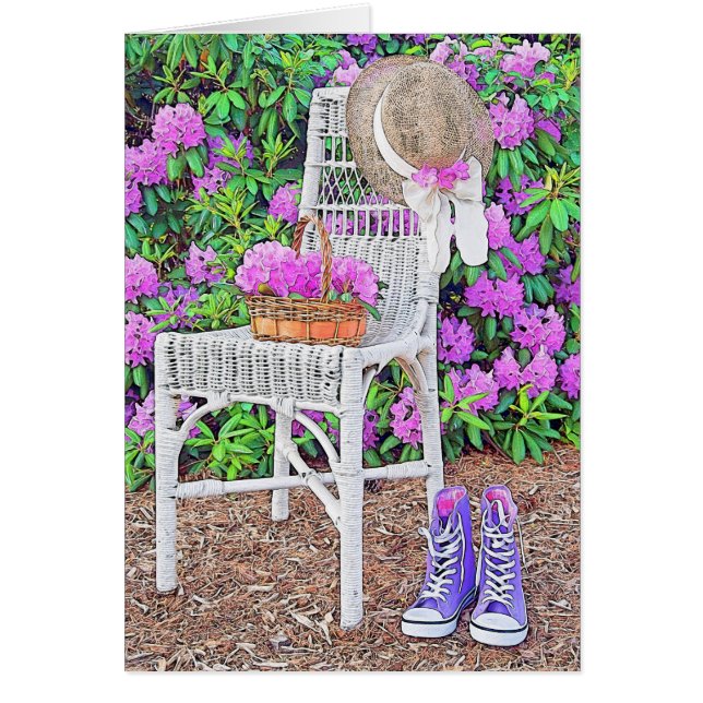 Garden Vänskap Hälsningskort (Framsidan)